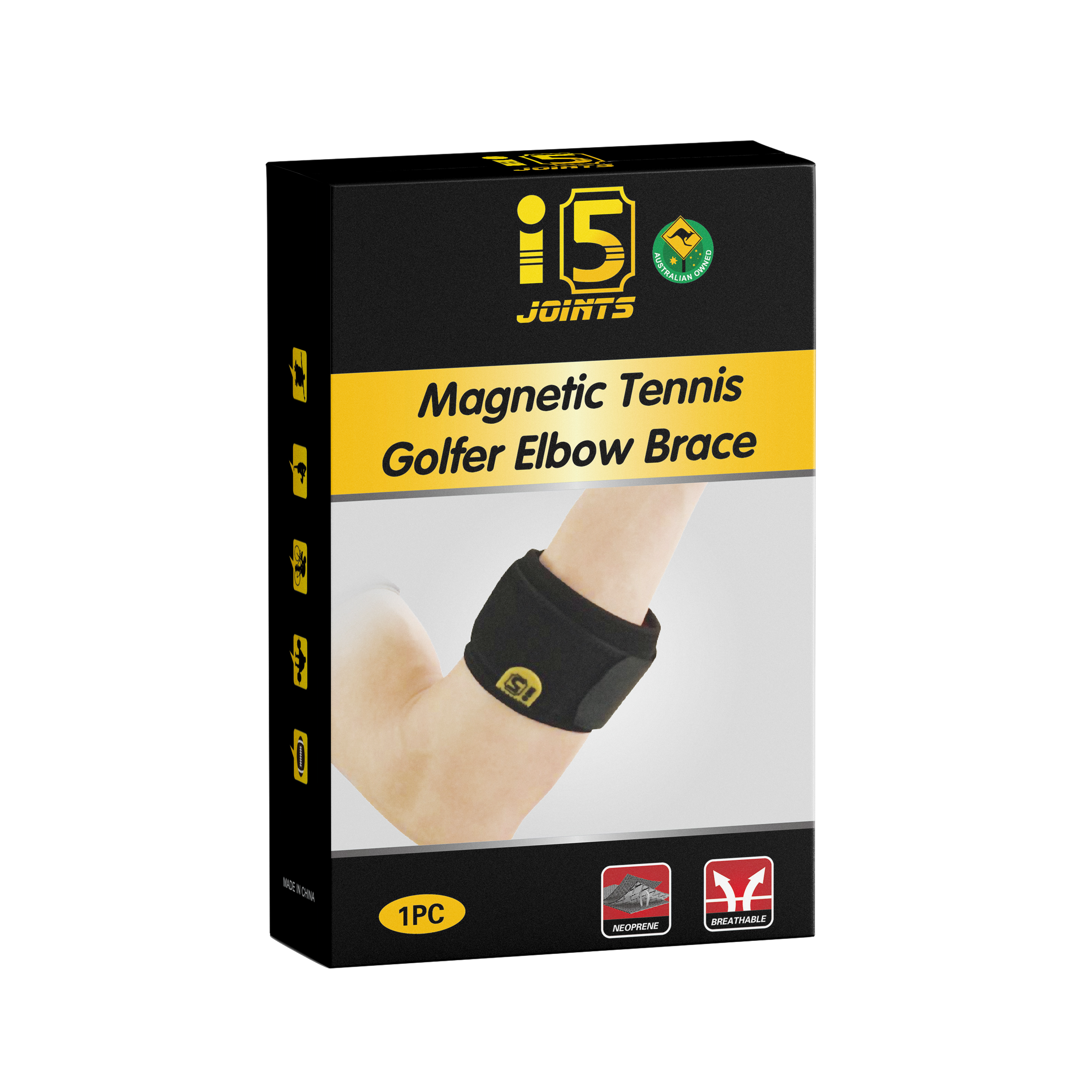 I5Joints Magnetic Tennis Golfer Elbow Brace – Adjustable Elbow Support Strap for Pain Relief and Injury Recovery Australia I5Joints Magnetic Tennis Golfer Elbow Brace – Adjustable Elbow Support Strap for Pain Relief and Injury Recovery Australia